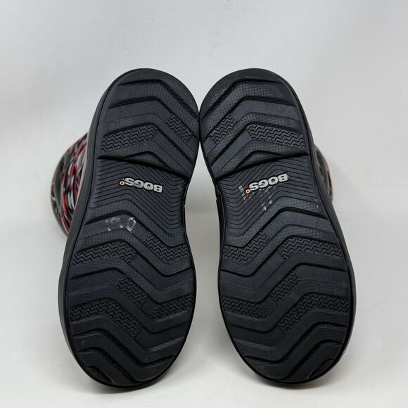 Bogs Classic II Mountain Geo Waterproof Boots Kids Girls Boys Size 4 Gray - Picture 13 of 15